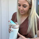 Insulated Drink Bottle - Soft Cream