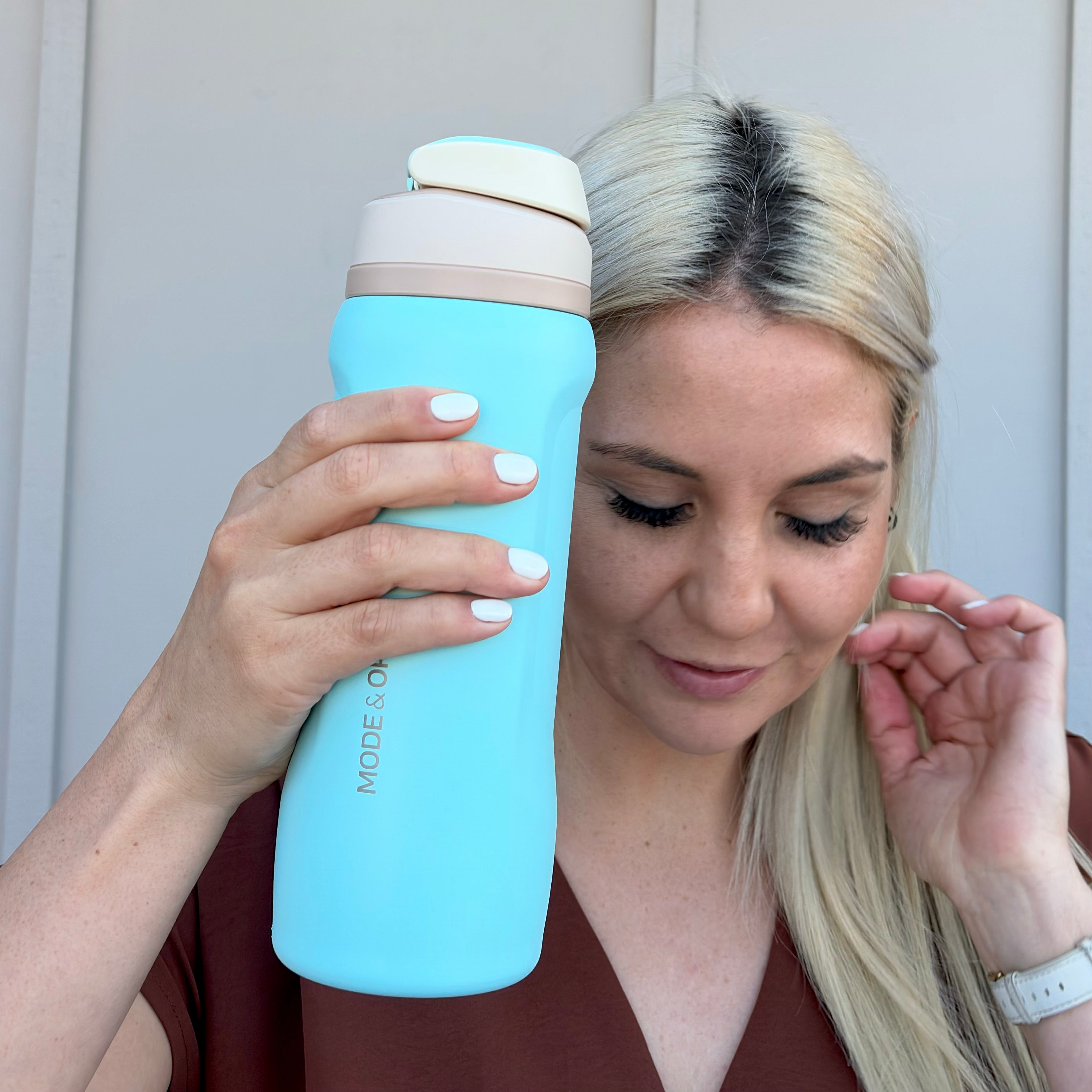 Insulated Drink Bottle - Powder Blue