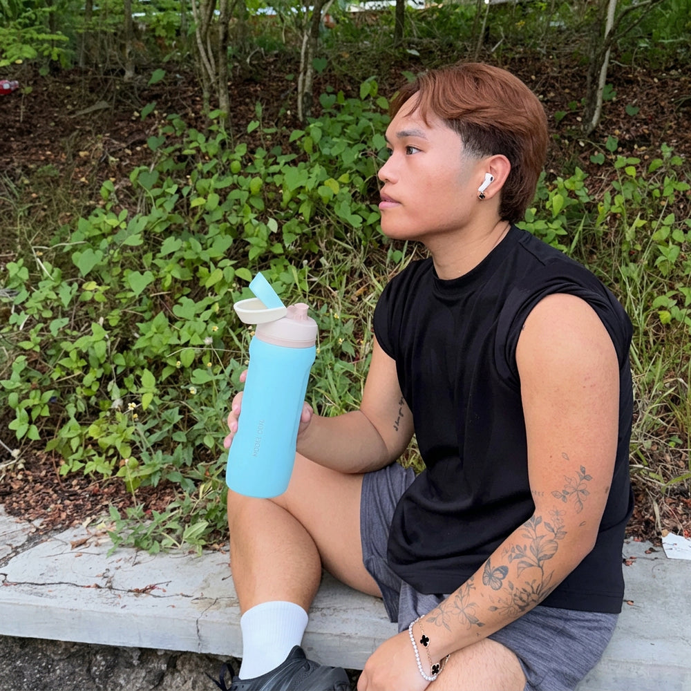 Insulated Drink Bottle, Powder Blue